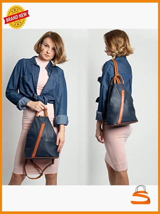 Genuine Leather Top Handle Backpack Purse Shoulder Bag Handbag Rucksack main image 4